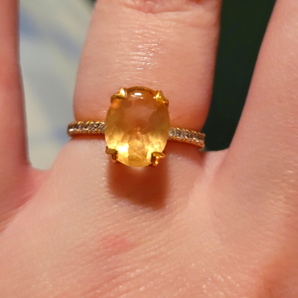 Citrine ring